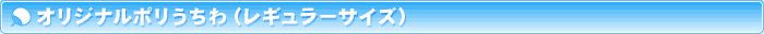 オリジナルポリうちわ（レギュラーサイズ）