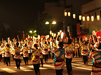 お祭りに！ポリうちわを活用