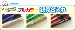 フルカラー親骨名入れオプション